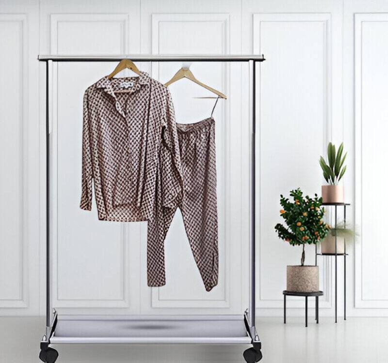 Printed Cotton Kaftan Dress 1